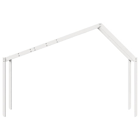 Vidaxl kinderbedhuisje 213x95,5x144,5 cm massief grenenhout wit