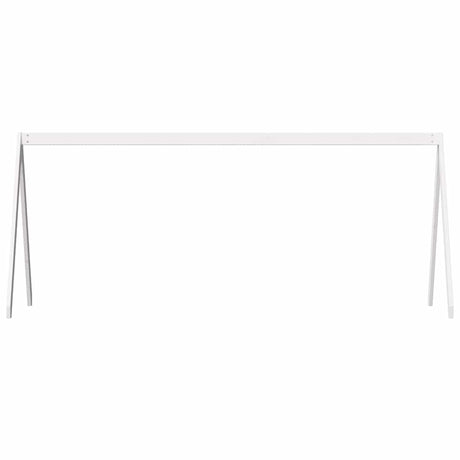 Vidaxl kinderbedhuisje 209x95,5x88 cm massief grenenhout wit