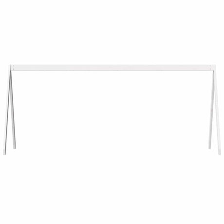 Vidaxl kinderbedhuisje 209x85,5x88 cm massief grenenhout wit