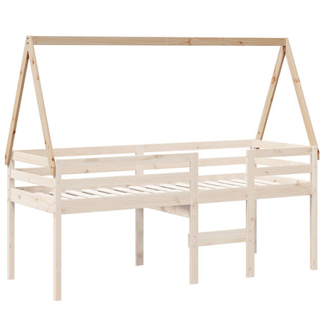 Vidaxl kinderbedhuisje 199x80,5x88 cm massief grenenhout