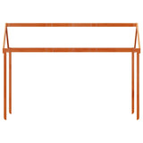 Vidaxl kinderbedhuisje 217x85,5x154 cm massief grenenhout wasbruin
