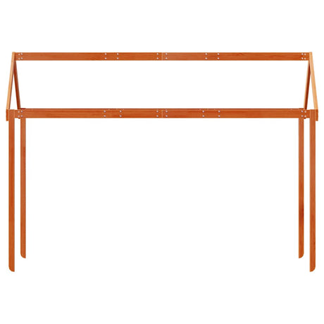 Vidaxl kinderbedhuisje 207x95,5x159 cm massief grenenhout wasbruin