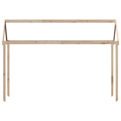 Vidaxl kinderbedhuisje 207x80,5x151,5 cm massief grenenhout