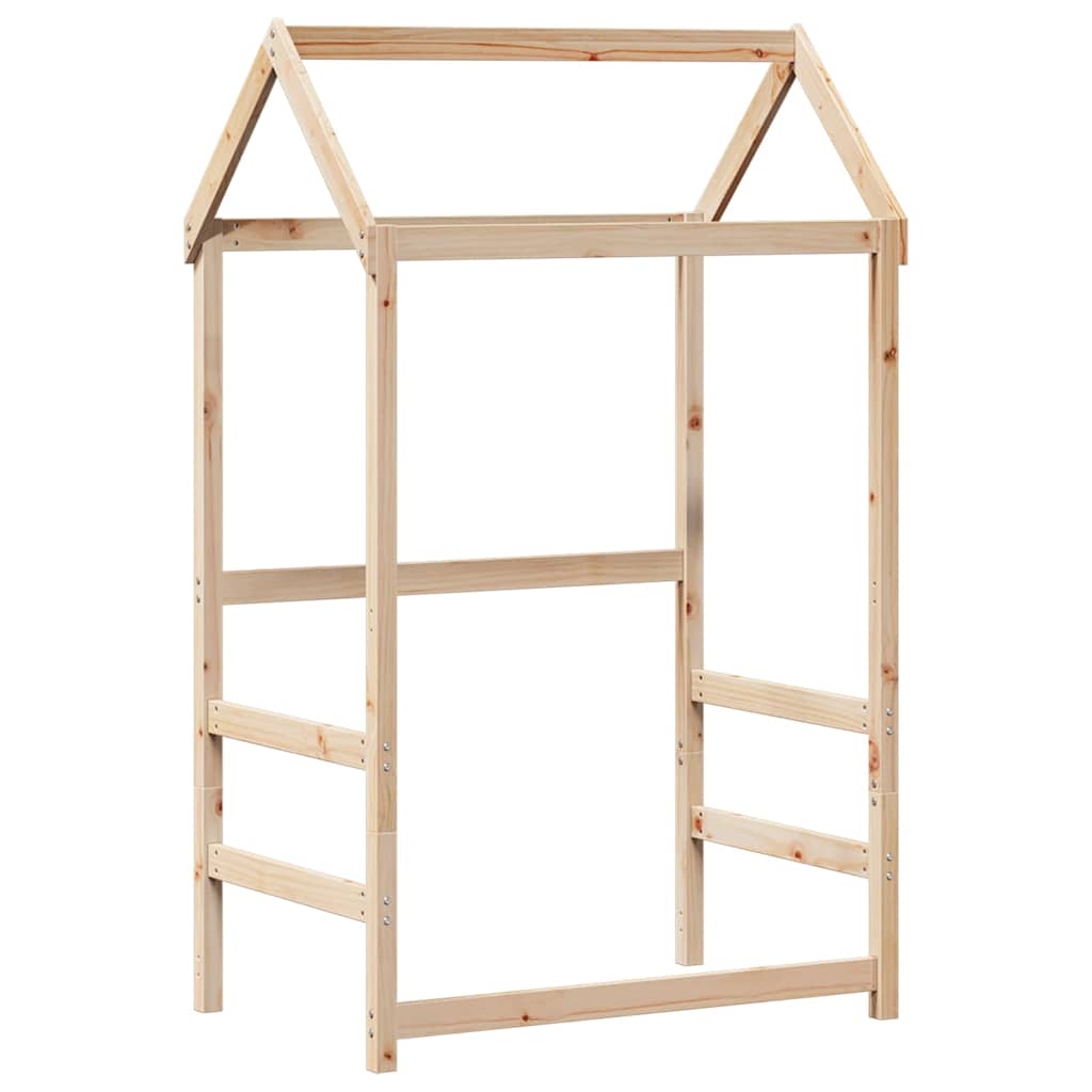 Vidaxl kinderbedhuisje 118x70x176,5 cm massief grenenhout