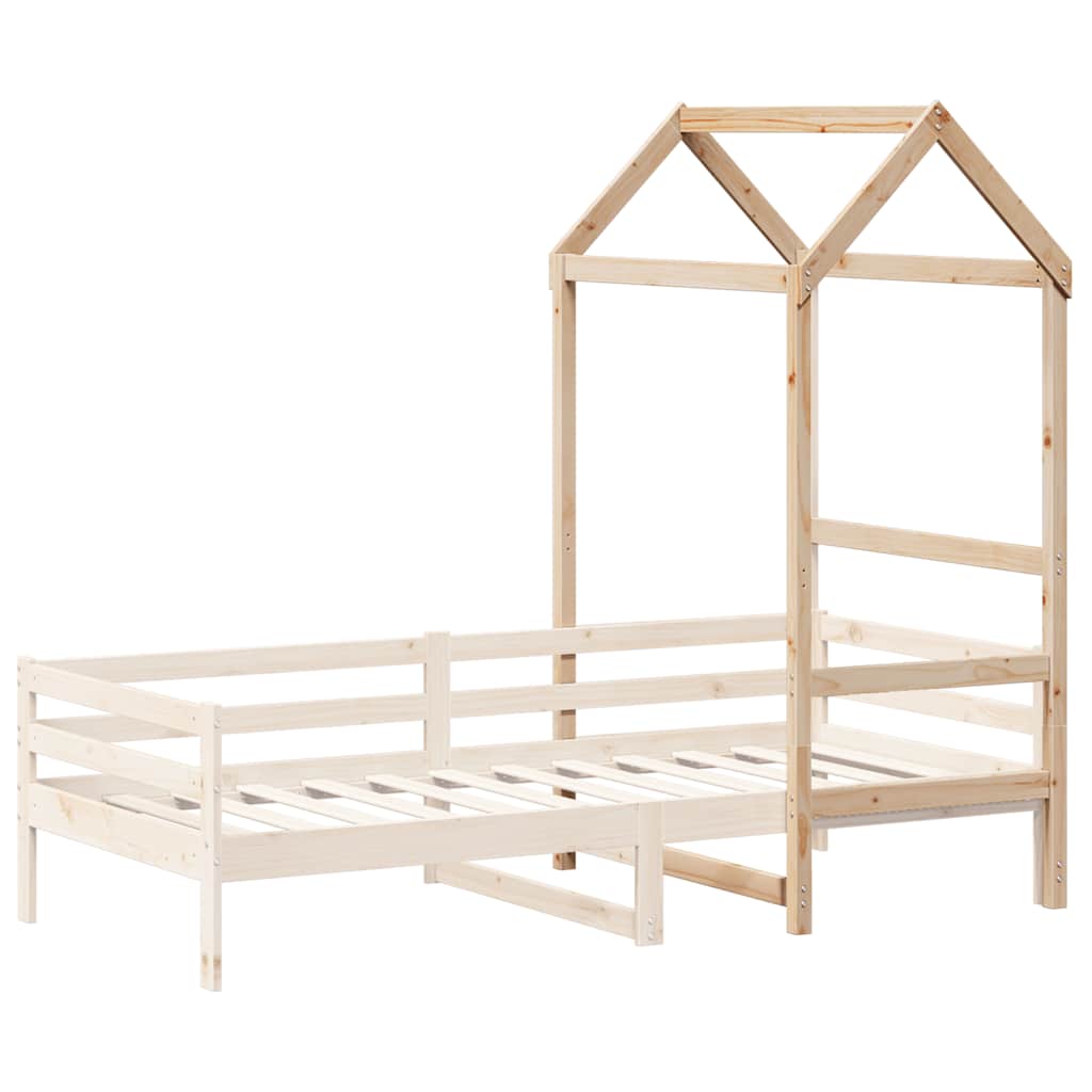 Vidaxl kinderbedhuisje 118x70x176,5 cm massief grenenhout