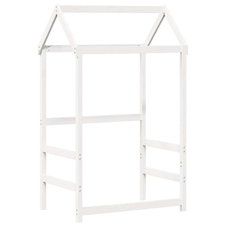Vidaxl kinderbedhuisje 118x70x176,5 cm massief grenenhout wit