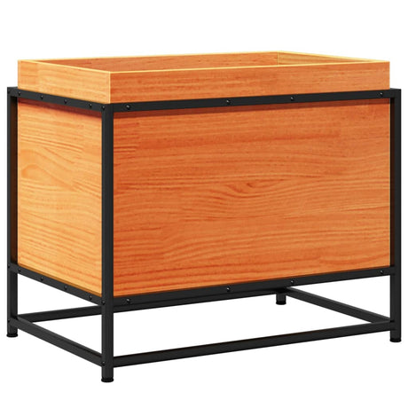 Vidaxx Pflanzgefäß 60x40x50 cm massives Kiefernholz, braun gewaschen