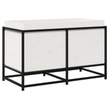 Vidaxx Pflanzgefäß 80x40x50 cm massives Kiefernholz weiß