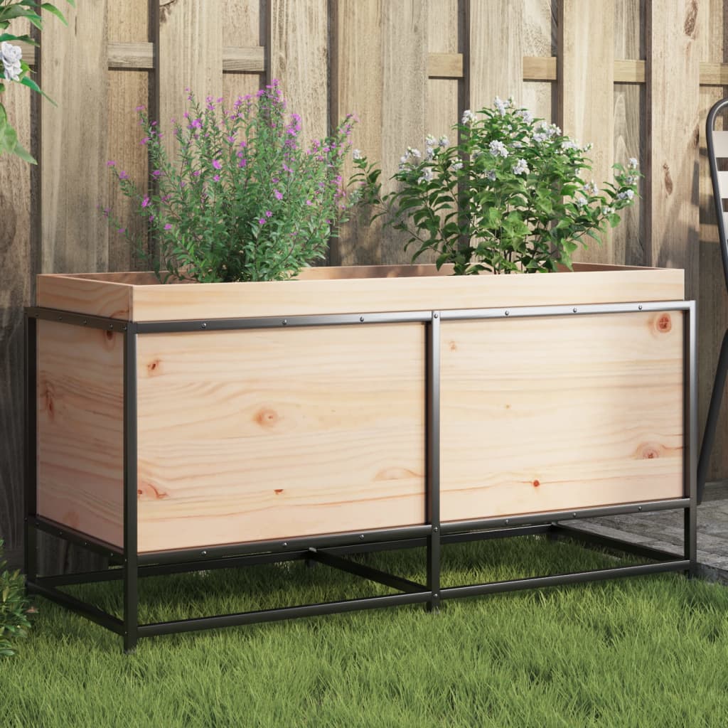 Vidaxx Pflanzgefäß 100x40x50 cm massives Kiefernholz