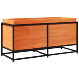 Vidaxx Pflanzgefäß 100x40x50 cm massives Kiefernholz, braun gewaschen
