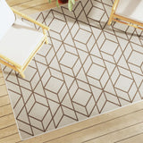 Vidaxx-Teppich für drinnen und draußen, niedriger Flor, 160 x 230 cm, mehrfarbig