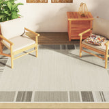Vidaxx-Teppich für drinnen und draußen, niedriger Flor, 160 x 230 cm, mehrfarbig