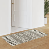 Vidaxx-Teppich für drinnen und draußen, niedriger Flor, 80 x 150 cm, mehrfarbig