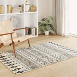 Vidaxx-Teppich für drinnen und draußen, niedriger Flor, 120 x 180 cm, mehrfarbig