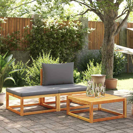 Vidaxl tuintafel 65x65x29 cm massief acaciahout