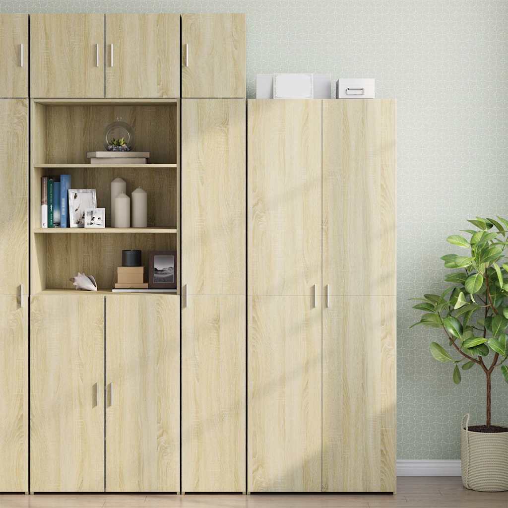 Vidaxl wandkast 30x42,5x40 cm bewerkt hout sonoma eikenkleurig