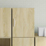 Vidaxl wandkast 30x42,5x40 cm bewerkt hout sonoma eikenkleurig