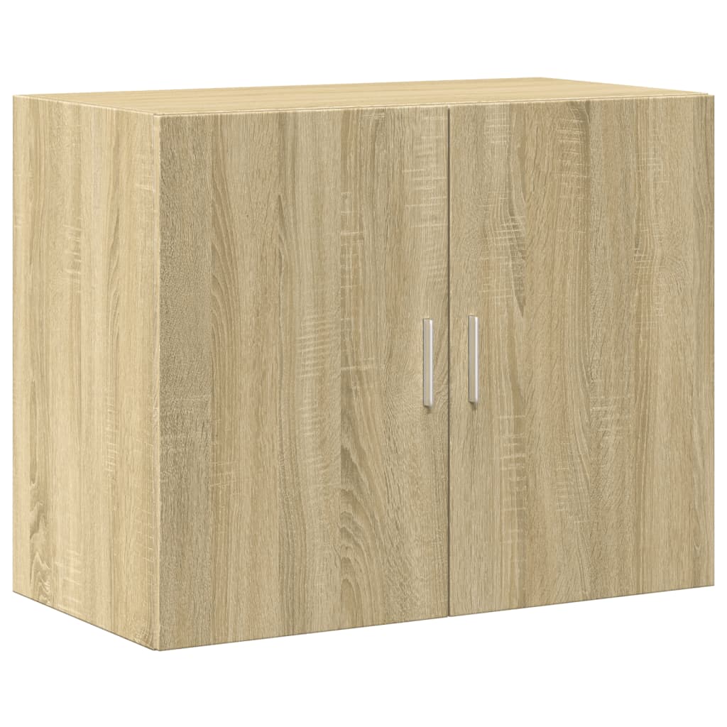 Vidaxl wandkast 80x42,5x64 cm bewerkt hout sonoma eikenkleurig