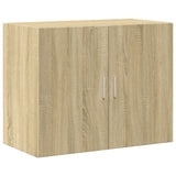 Vidaxl wandkast 80x42,5x64 cm bewerkt hout sonoma eikenkleurig