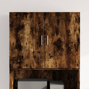 Vidaxl wandkast 80x42,5x64 cm bewerkt hout gerookt eikenkleurig