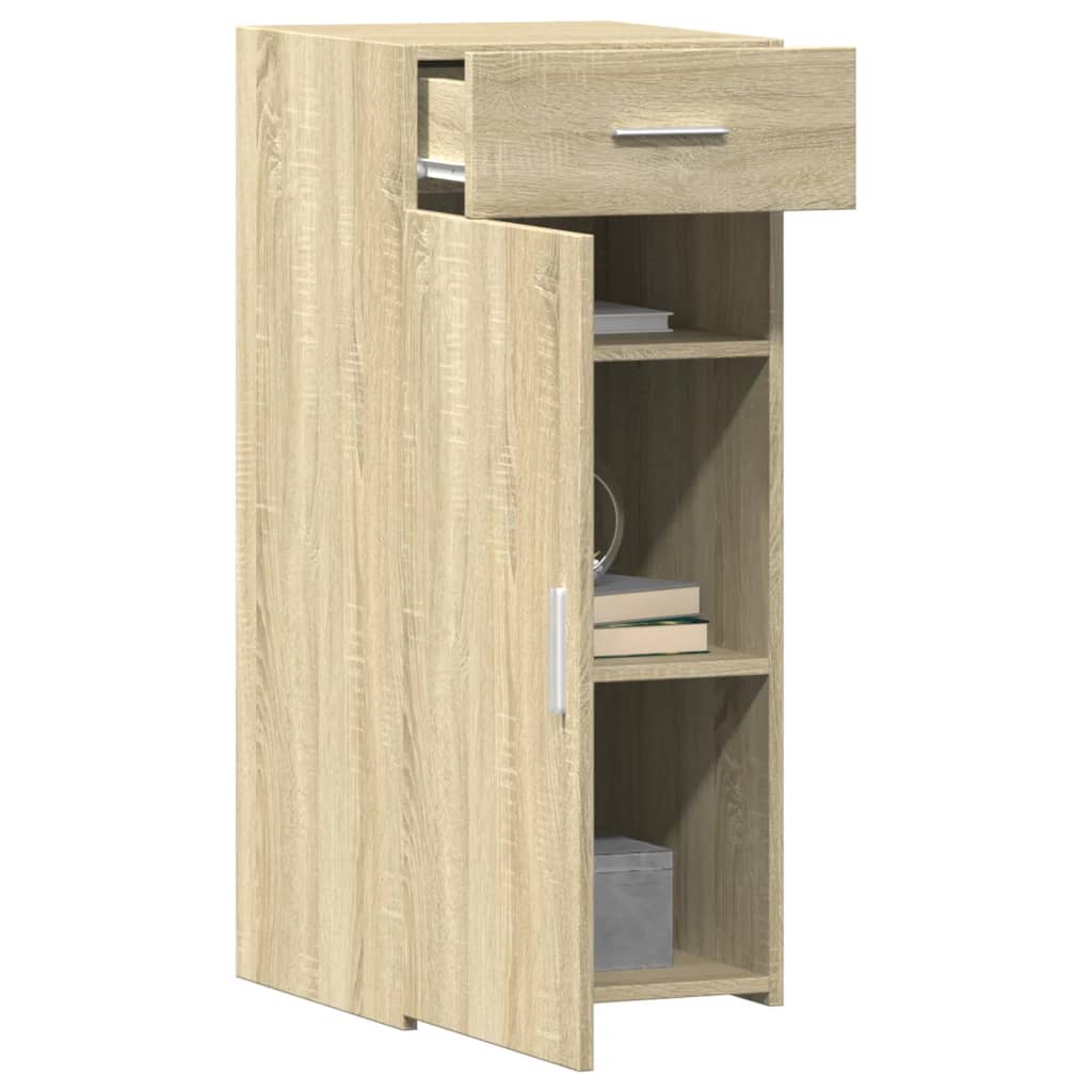 Vidaxl dressoir 40x42,5x93 cm bewerkt hout sonoma eikenkleurig