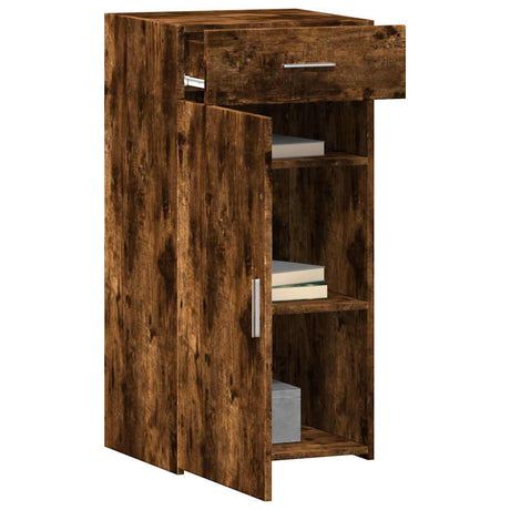 Vidaxl dressoir 45x42,5x93 cm bewerkt hout gerookt eikenkleurig