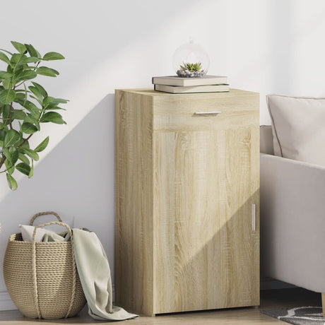 Vidaxl dressoir 50x42,5x93 cm bewerkt hout sonoma eikenkleurig