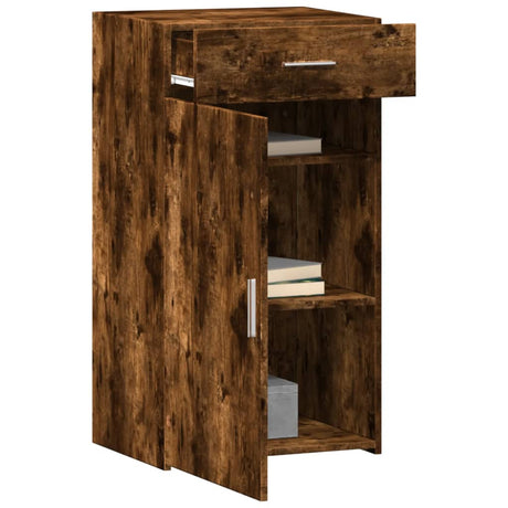 Vidaxl dressoir 50x42,5x93 cm bewerkt hout gerookt eikenkleurig