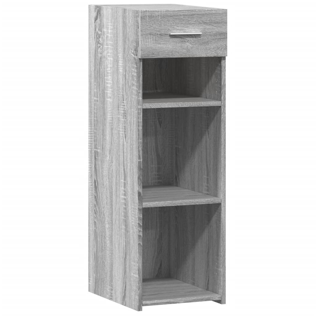 Vidaxl dressoir 30x42,5x93 cm bewerkt hout grijs sonoma eikenkleurig
