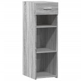Vidaxl dressoir 30x42,5x93 cm bewerkt hout grijs sonoma eikenkleurig