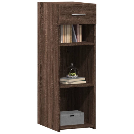 Vidaxl dressoir 30x42,5x93 cm bewerkt hout bruin eikenkleur