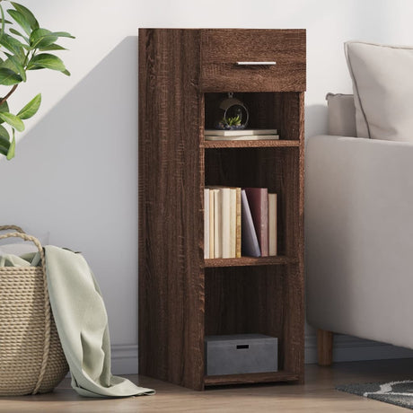 Vidaxl dressoir 30x42,5x93 cm bewerkt hout bruin eikenkleur
