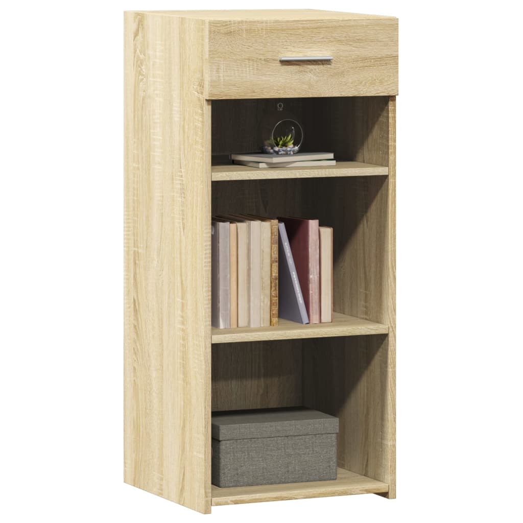 Vidaxl dressoir 40x42,5x93 cm bewerkt hout sonoma eikenkleurig