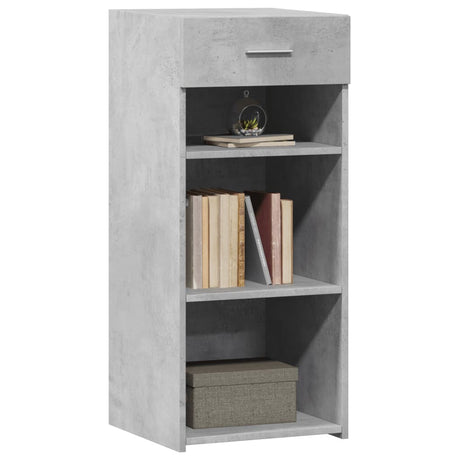 Vidaxl dressoir 40x42,5x93 cm bewerkt hout betongrijs