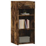 Vidaxl dressoir 40x42,5x93 cm bewerkt hout gerookt eikenkleurig