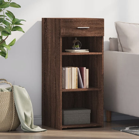 Vidaxl dressoir 40x42,5x93 cm bewerkt hout bruin eikenkleur