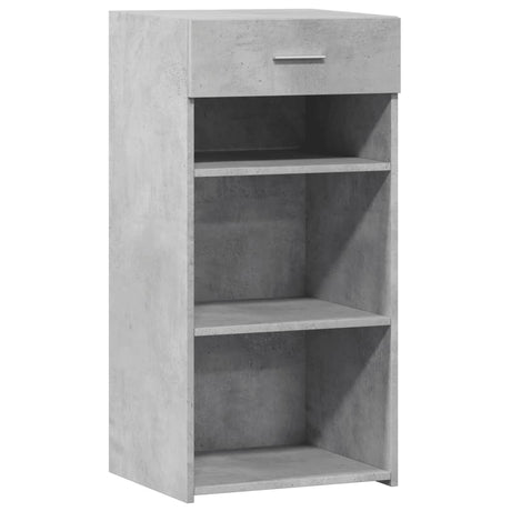 Vidaxl dressoir 45x42,5x93 cm bewerkt hout betongrijs