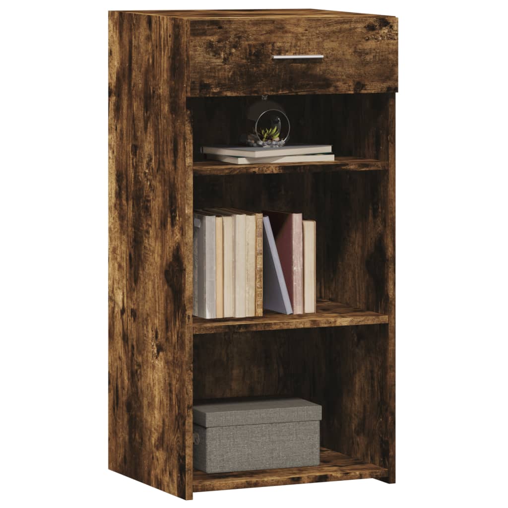Vidaxl dressoir 45x42,5x93 cm bewerkt hout gerookt eikenkleurig
