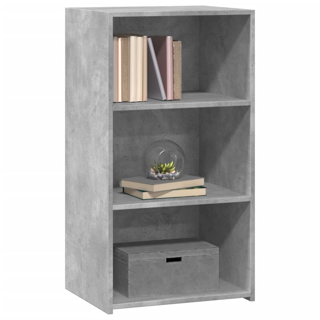 Vidaxl dressoir 50x41x93 cm bewerkt hout betongrijs