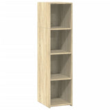 Vidaxl hoge kast 30x41x124 cm bewerkt hout sonoma eikenkleurig