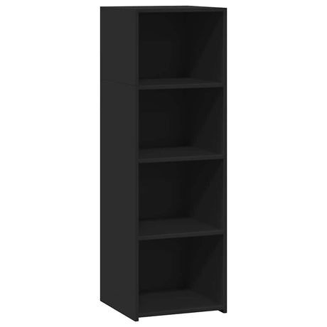 Vidaxl hoge kast 40x41x124 cm bewerkt hout zwart