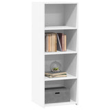 Vidaxl hoge kast 45x41x124 cm bewerkt hout wit