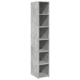 Vidaxl hoge kast 30x41x185 cm bewerkt hout betongrijs