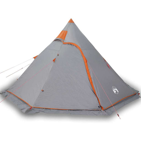 VidaXL Tipi-Zelt 5-Personen wasserdicht grau