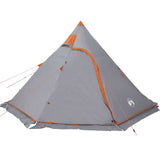 VidaXL Tipi-Zelt 5-Personen wasserdicht grau