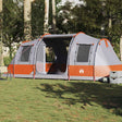 VidaXL Tunnelzelt 4-Personen wasserdicht Grau und Orange