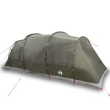 VidaXL Tunnelzelt 6-Personen wasserdicht olivgrün