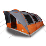 Vidaxx Tunnelzelt 5-Personen wasserdicht grau und orange
