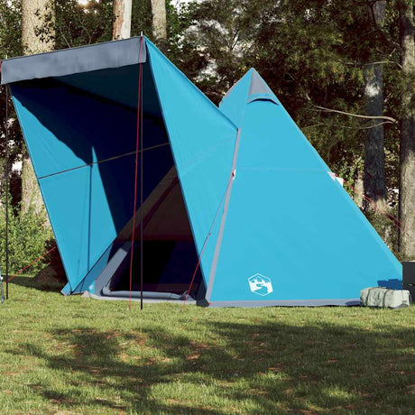 VidaXL Tipi-Zelt 6-Personen wasserdicht blau