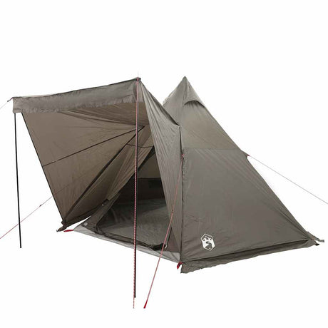 Vidaxl Tipi-Zelt 6-Personen wasserdicht braun